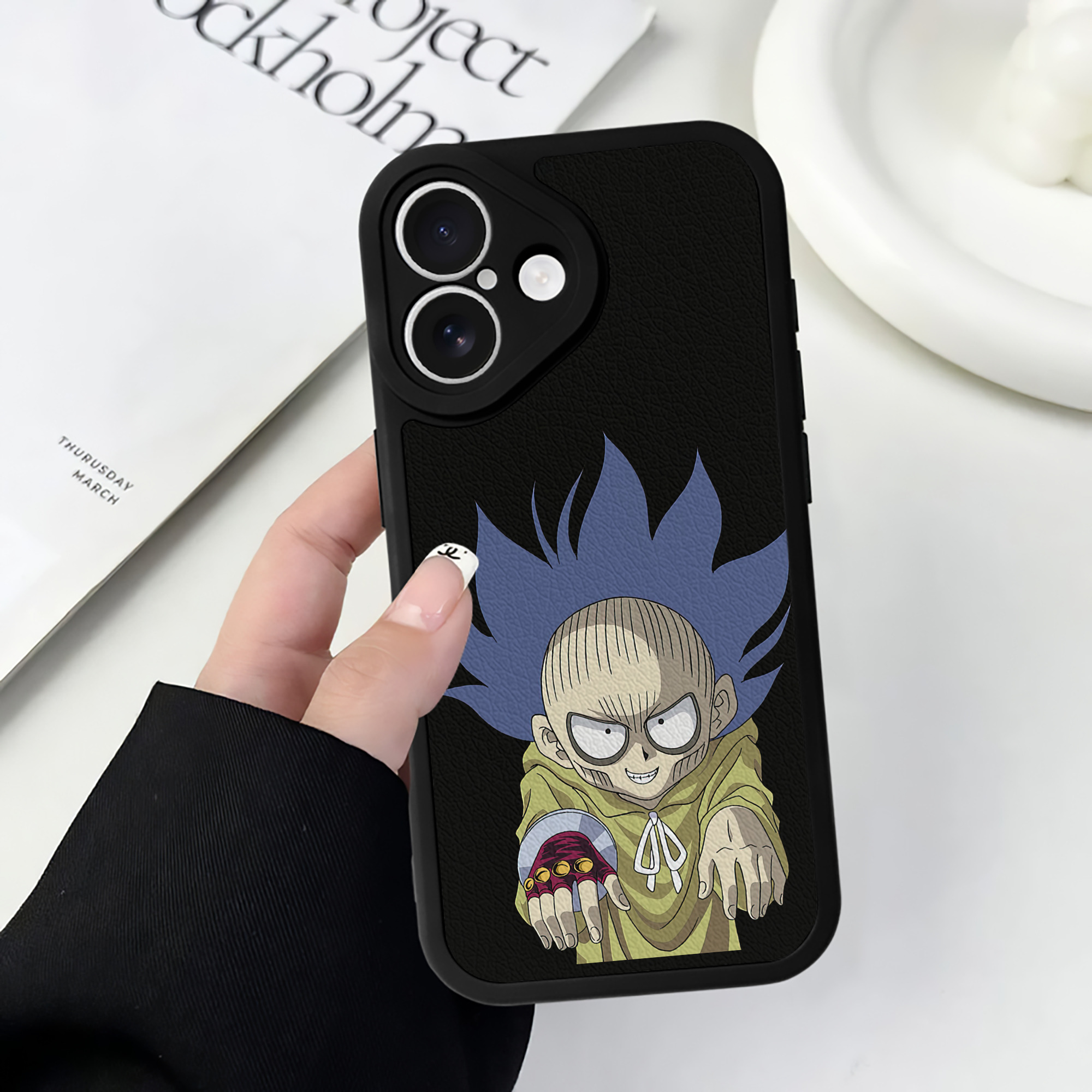 遊☆戯☆王 Yu-Gi-Oh! 【iPhone 16シリーズ対応】シリコンスマホケース（レザー調） 材質：シリコン